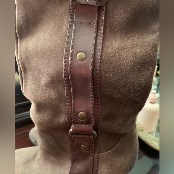 NINE WEST LEATHER KNEE HIGH BOOTS - Picture 3 of 8